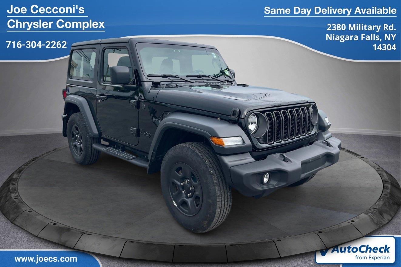 Black Clearcoat 2024 Jeep Wrangler SUV / Crossover Four-Wheel Drive 8-Speed Automatic