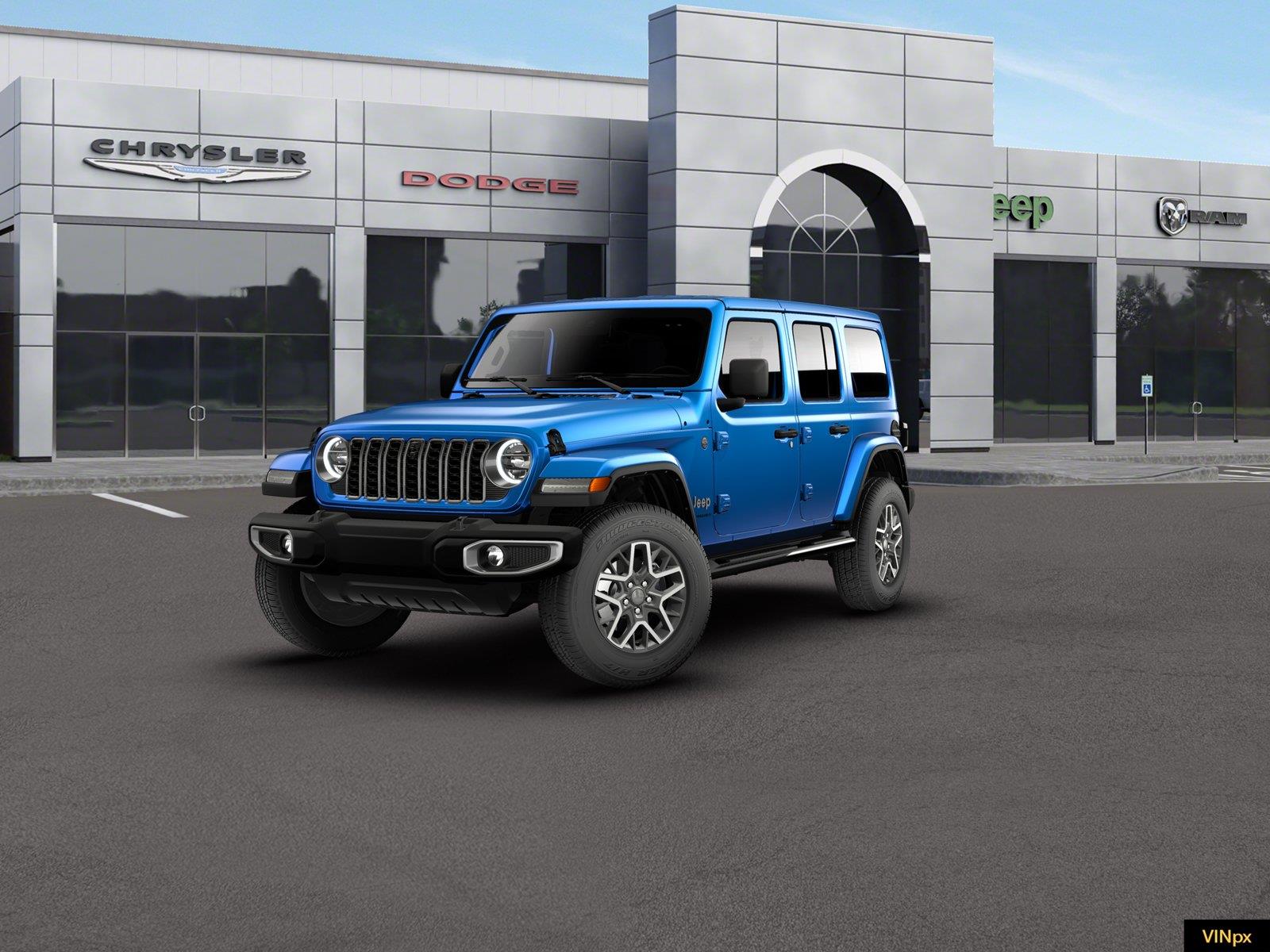 Hydro Blue Pearlcoat 2026 Jeep Wrangler SUV / Crossover Four-Wheel Drive 8-Speed Automatic