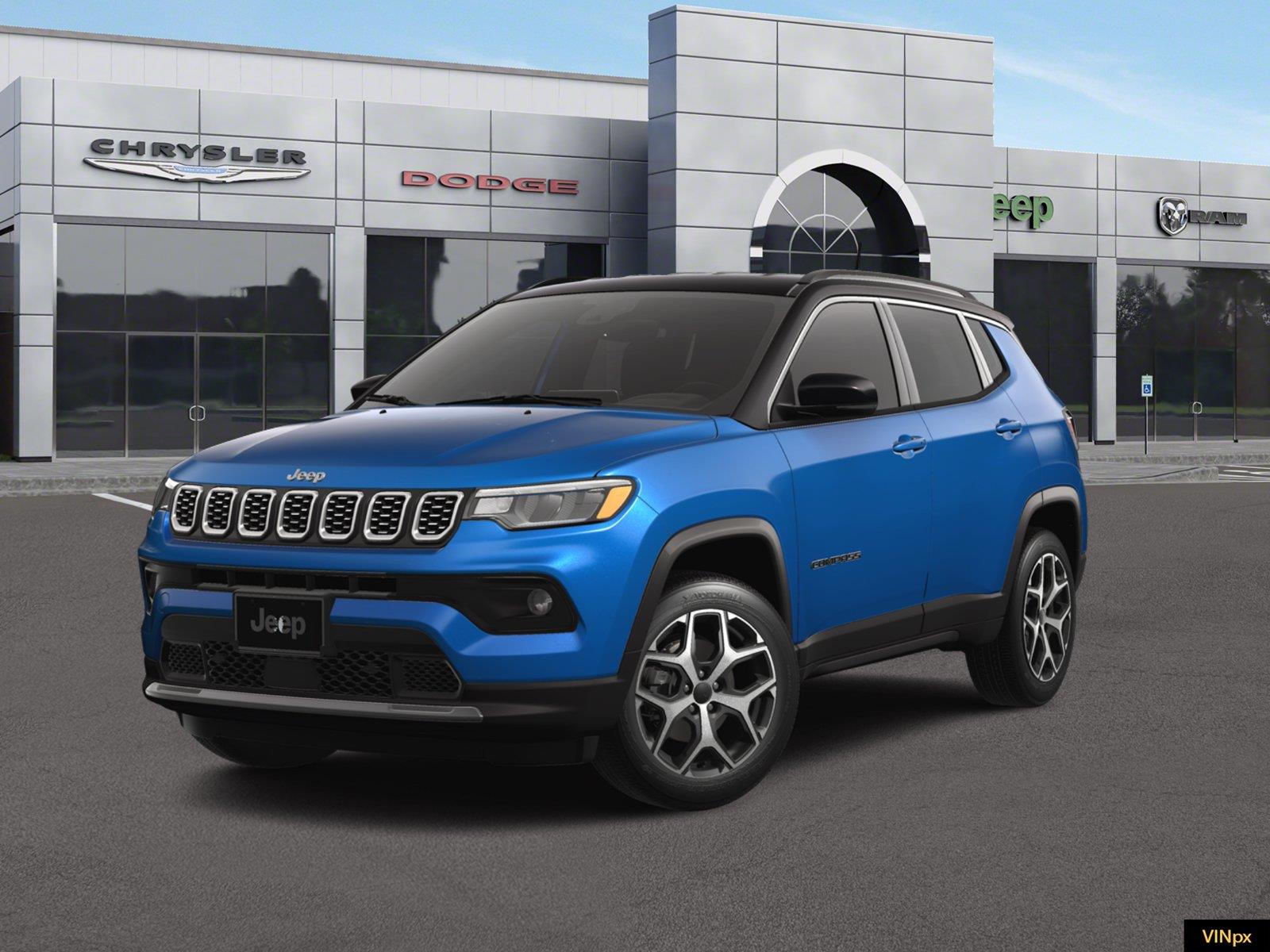 Hydro Blue Pearlcoat 2026 Jeep Compass SUV / Crossover Four-Wheel Drive 8-Speed Automatic