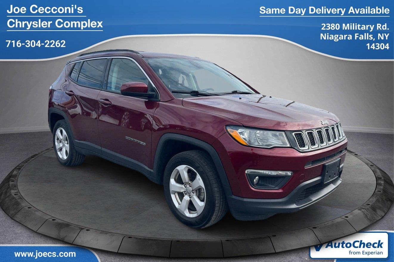Velvet Red Pearlcoat 2021 Jeep Compass SUV / Crossover Four-Wheel Drive 9-Speed Automatic