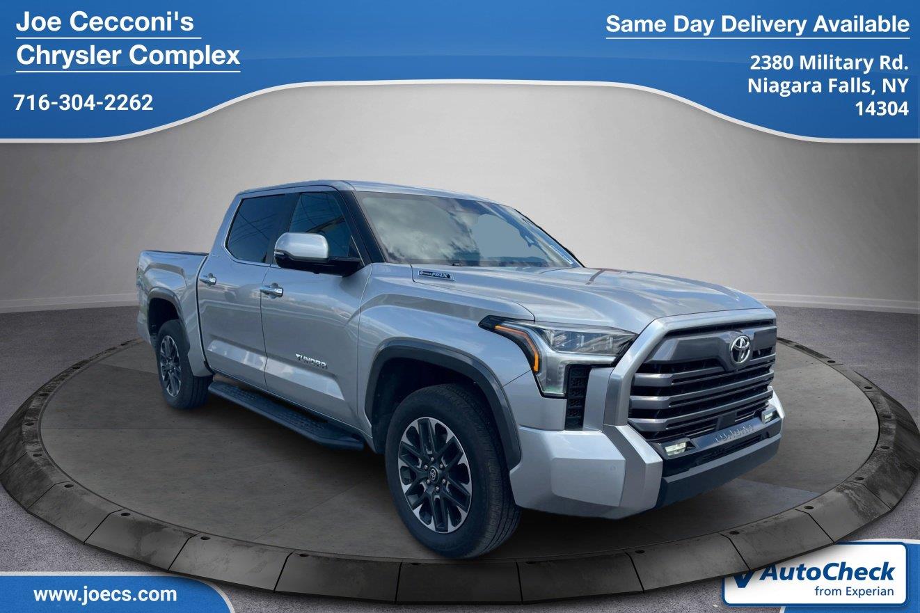 Celestial Silver Metallic 2025 Toyota Tundra Hybrid Pickup Truck Four-Wheel Drive Automatic