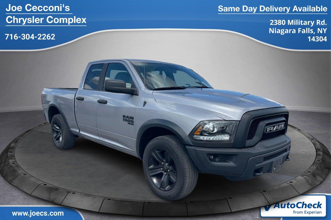 Billet Silver Metallic Clearcoat 2021 RAM 1500 Pickup Truck Four-Wheel Drive 8-Speed Automatic
