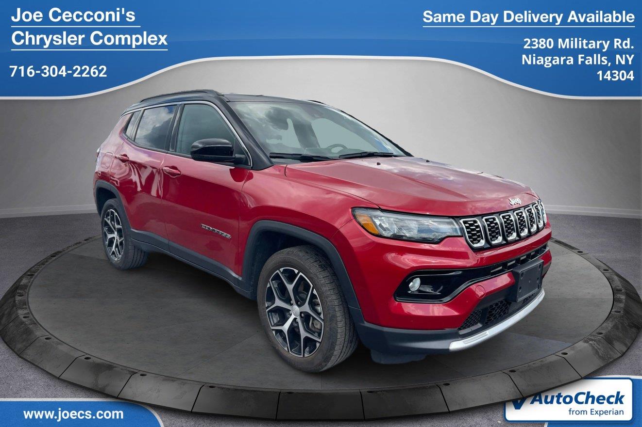 Red Hot Pearlcoat 2024 Jeep Compass SUV / Crossover Four-Wheel Drive 8-Speed Automatic