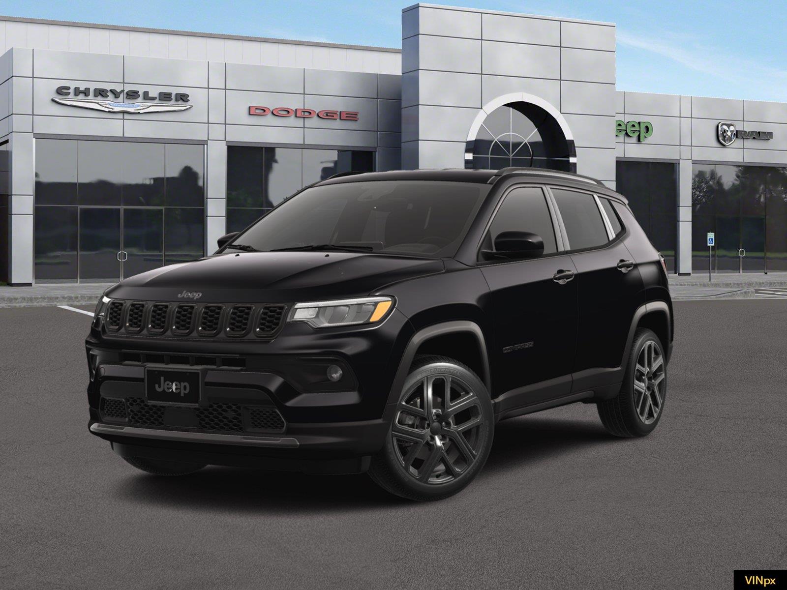 Diamond Black Crystal Pearlcoat 2026 Jeep Compass SUV / Crossover Four-Wheel Drive 8-Speed Automatic
