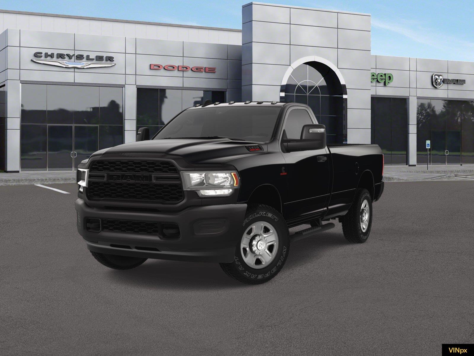 Diamond Black Crystal Pearlcoat 2024 RAM 3500 Pickup Truck Four-Wheel Drive 6-Speed Automatic