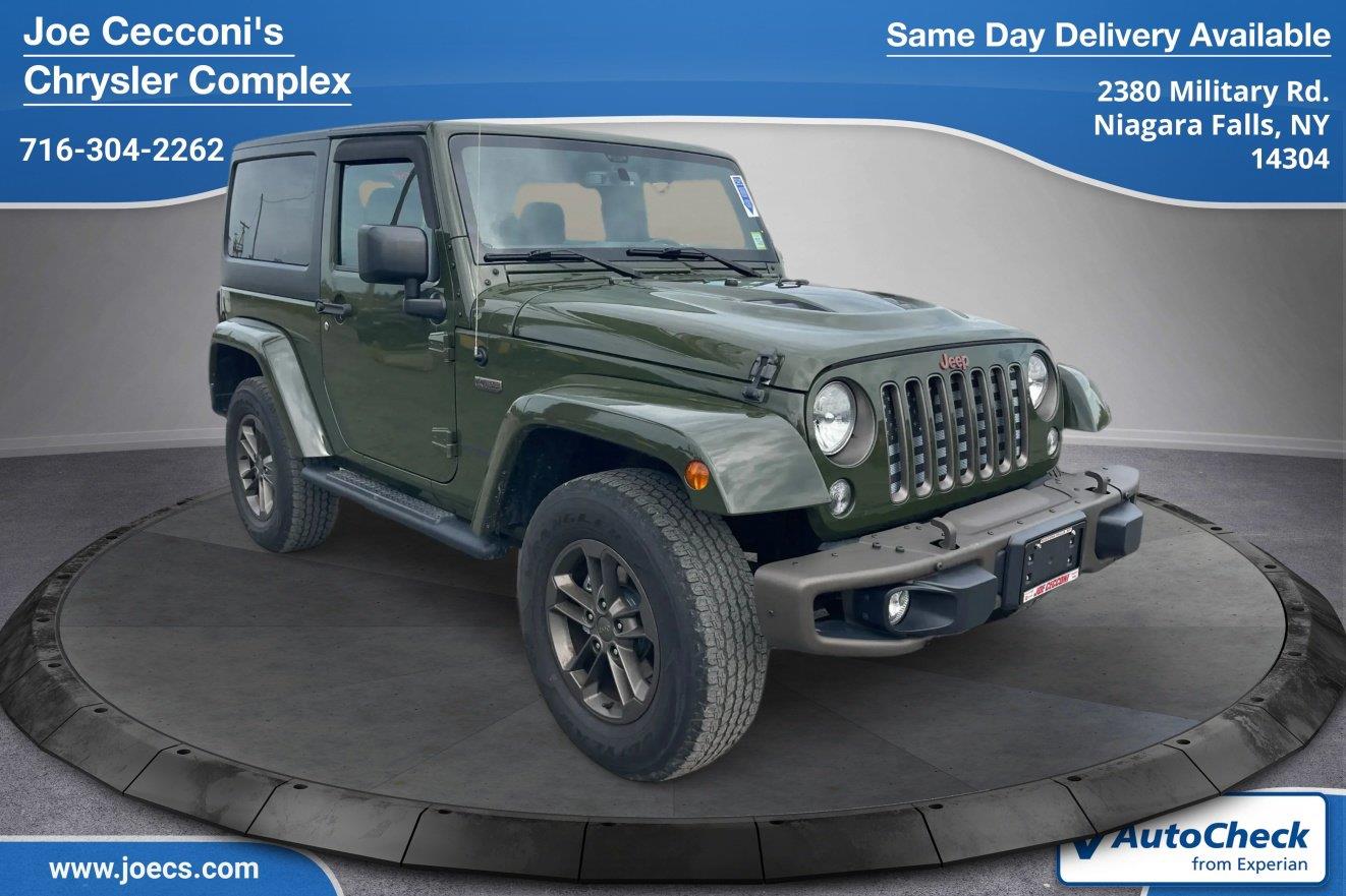 2016 Jeep Wrangler Sahara 75th Anniversary 4WD