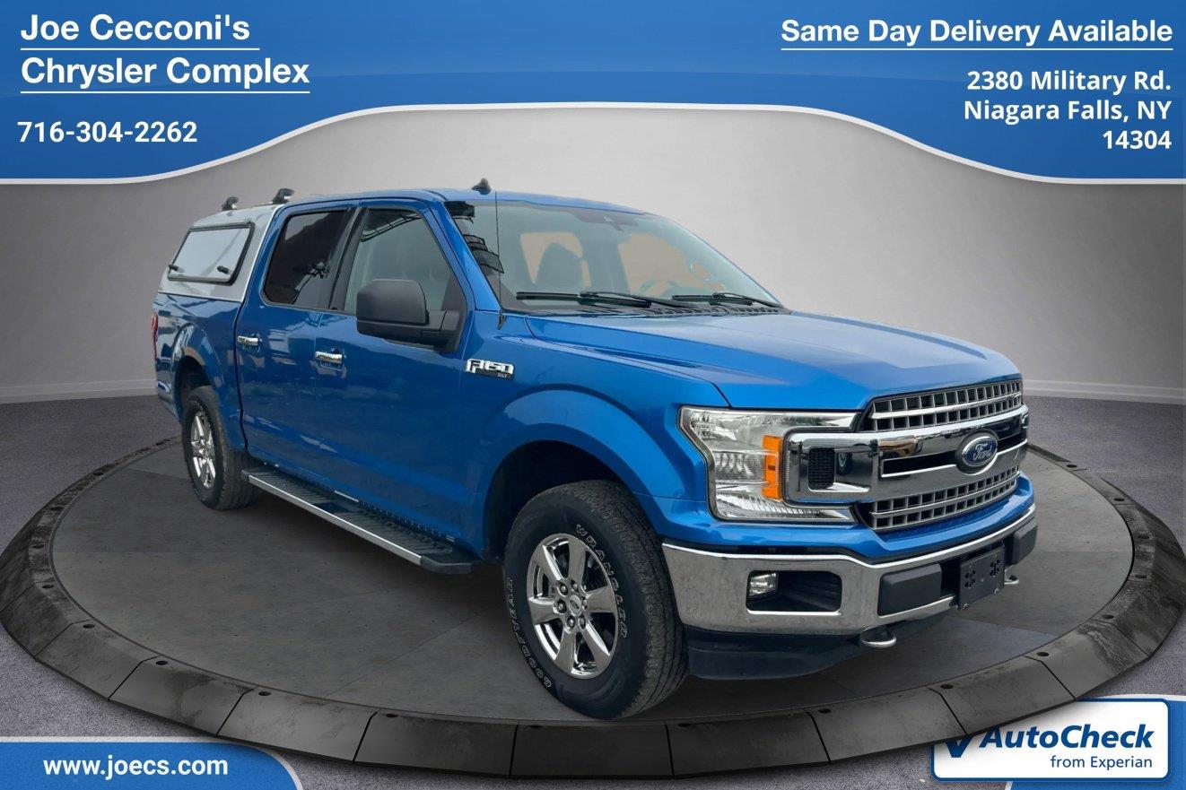 Velocity Blue 2019 Ford F-150 Pickup Truck Four-Wheel Drive Automatic