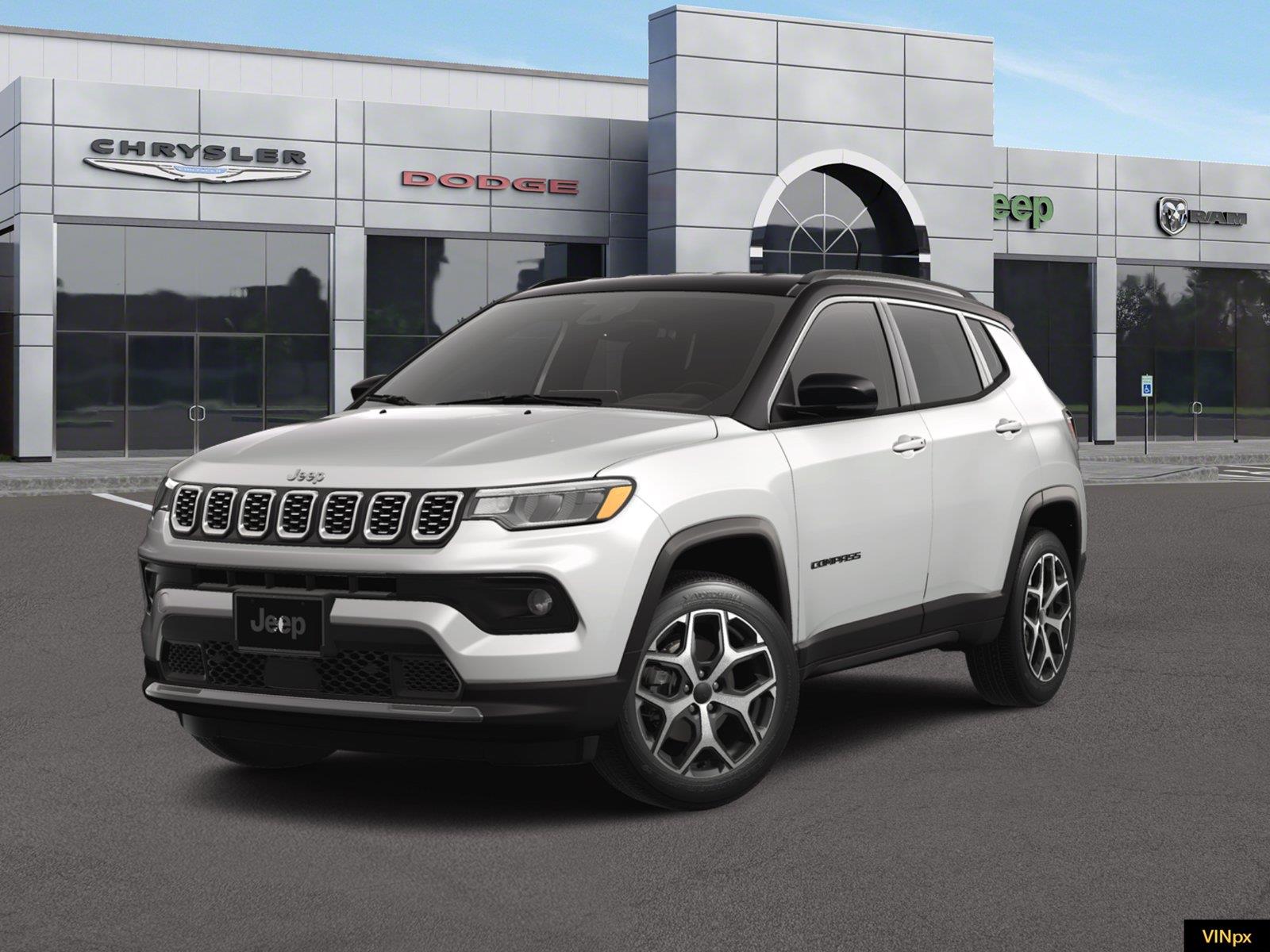 Bright White Clearcoat 2026 Jeep Compass SUV / Crossover Four-Wheel Drive 8-Speed Automatic