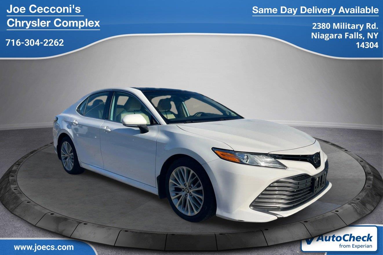 Super White 2020 Toyota Camry Sedan All-Wheel Drive Automatic