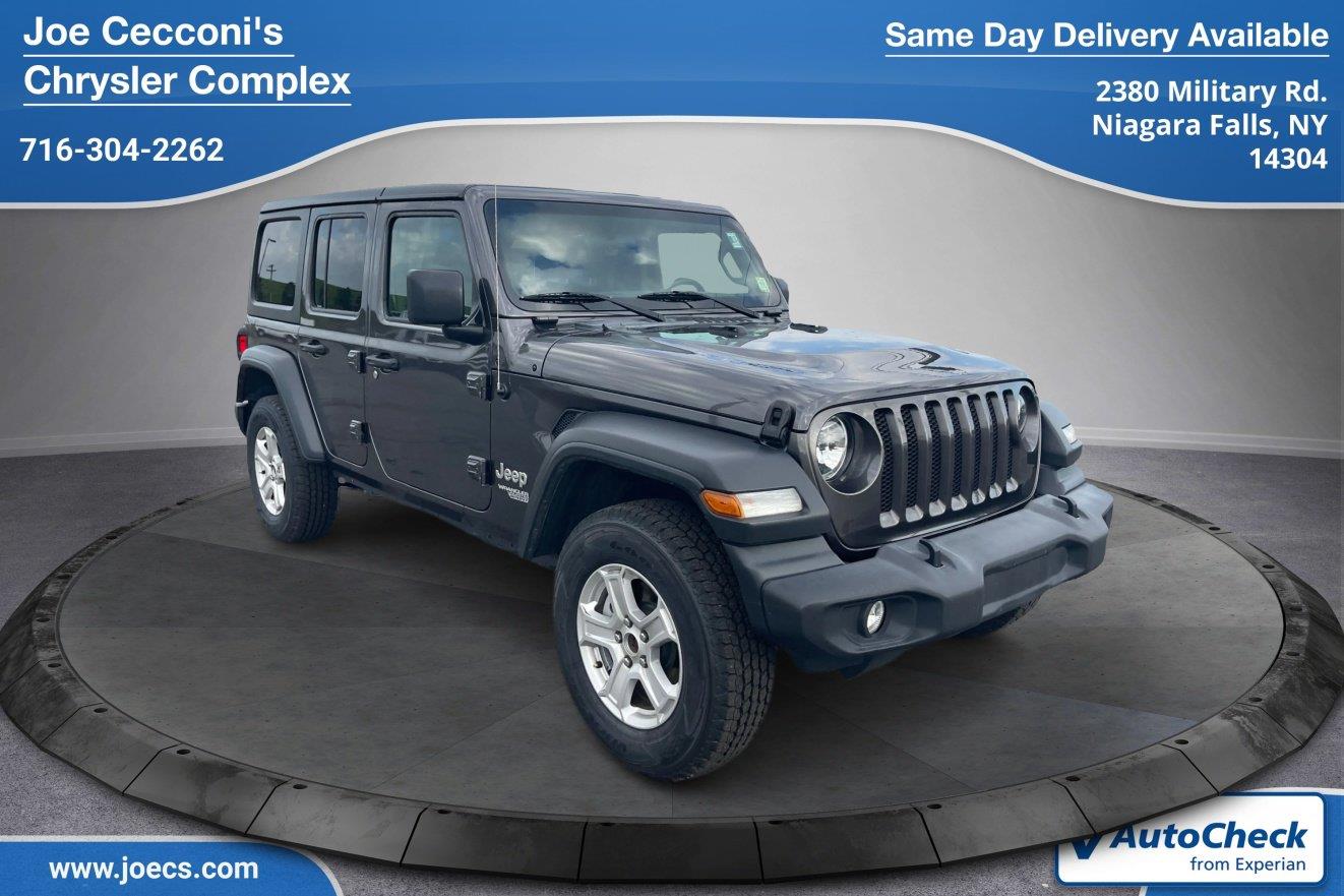 Gray (Granite Crystal Metallic Clearcoat) 2019 Jeep Wrangler SUV / Crossover Four-Wheel Drive 8-Speed Automatic