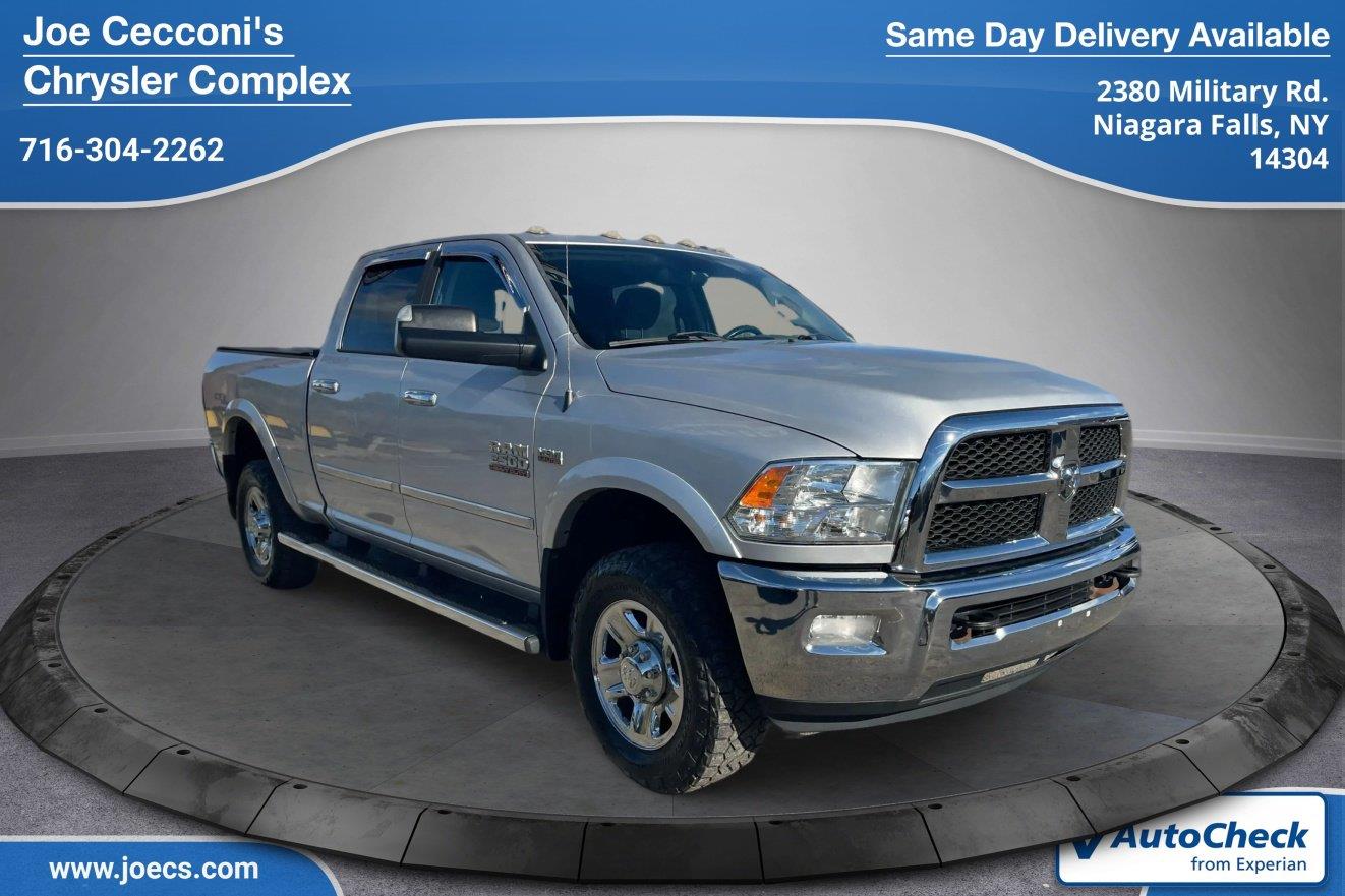 Bright Silver Metallic Clearcoat 2016 RAM 2500 Pickup Truck Four-Wheel Drive 6-Speed Automatic