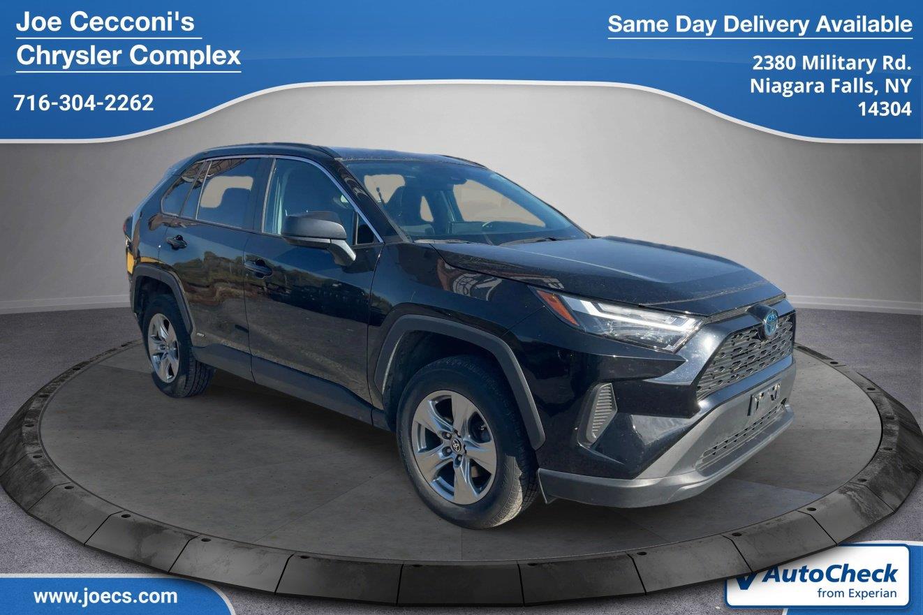 Midnight Black Metallic 2024 Toyota RAV4 Hybrid SUV / Crossover All-Wheel Drive Continuously Variable Transmission