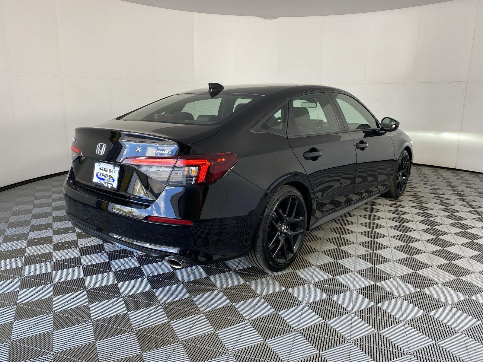 Certified Used 2025 Crystal Black Pearl Honda Sport image 8