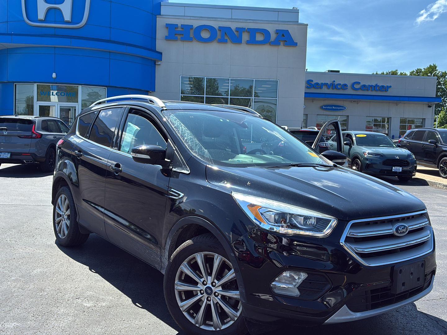 Used 2018 Shadow Black Ford Titanium image 2