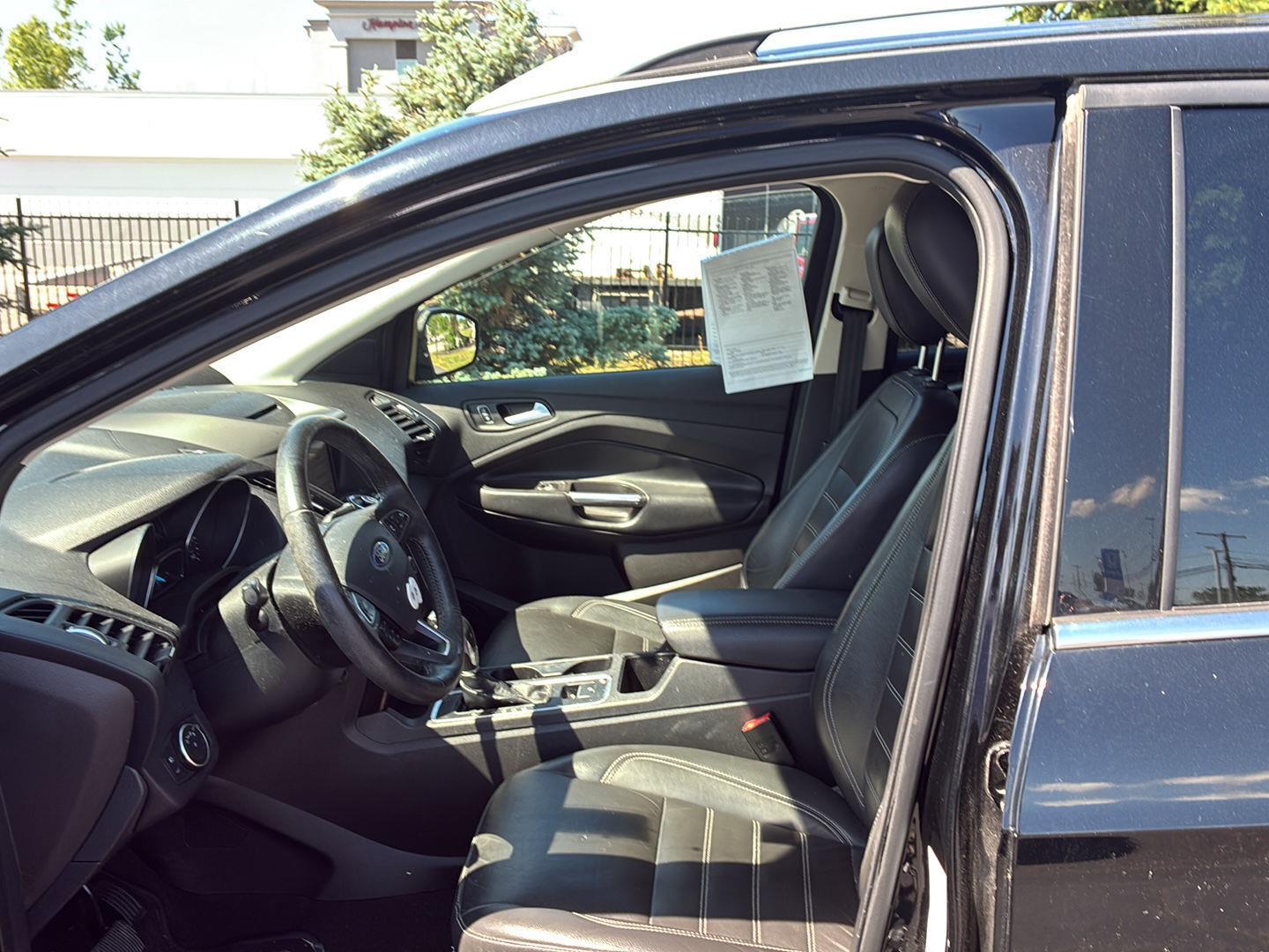 Used 2018 Shadow Black Ford Titanium image 9