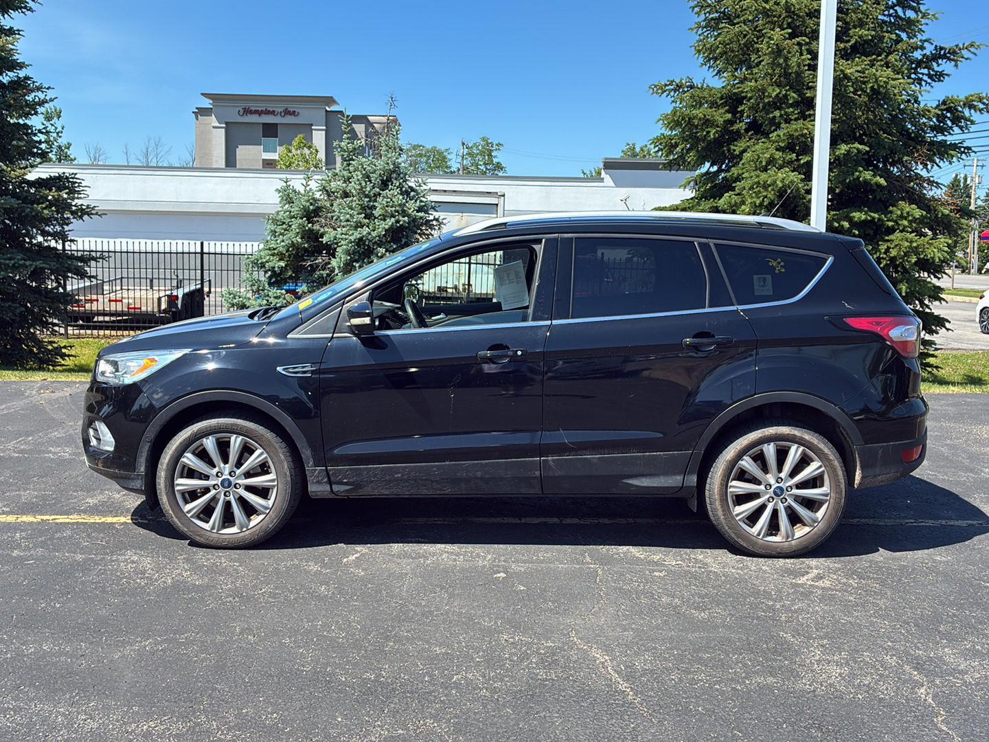 Used 2018 Shadow Black Ford Titanium image 12