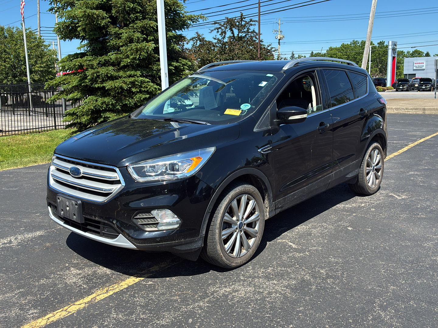 Used 2018 Shadow Black Ford Titanium image 13