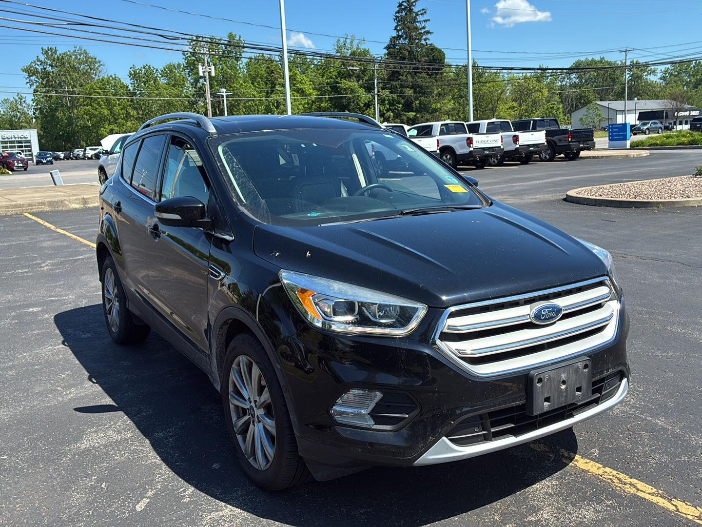 Used 2018 Shadow Black Ford Titanium image 15