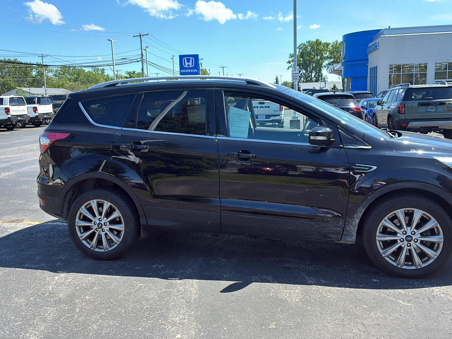 Used 2018 Shadow Black Ford Titanium image 16