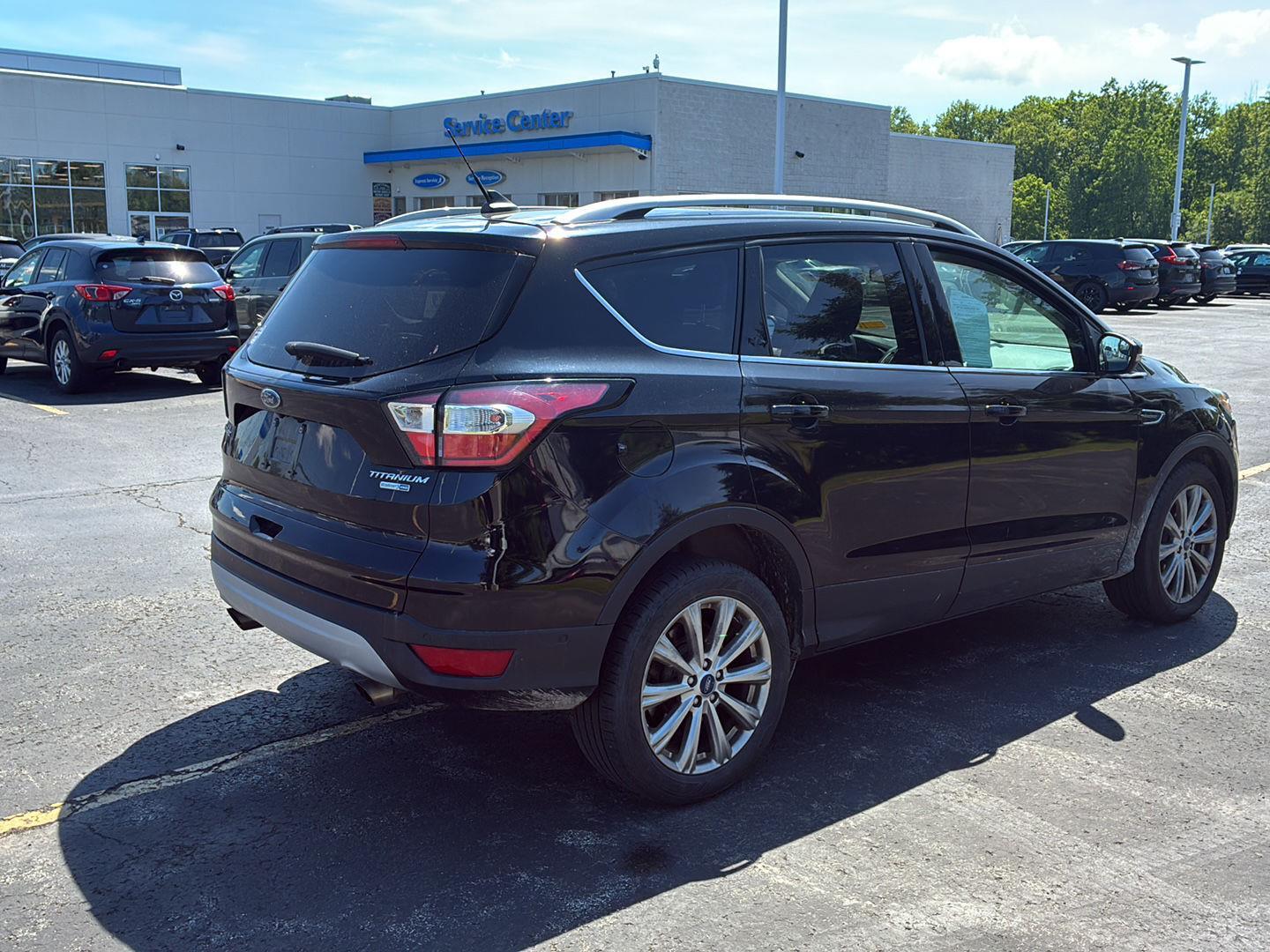 Used 2018 Shadow Black Ford Titanium image 17