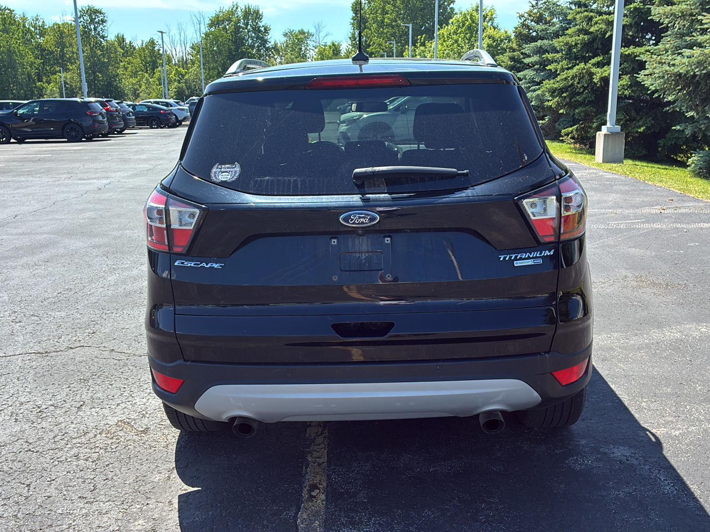 Used 2018 Shadow Black Ford Titanium image 18