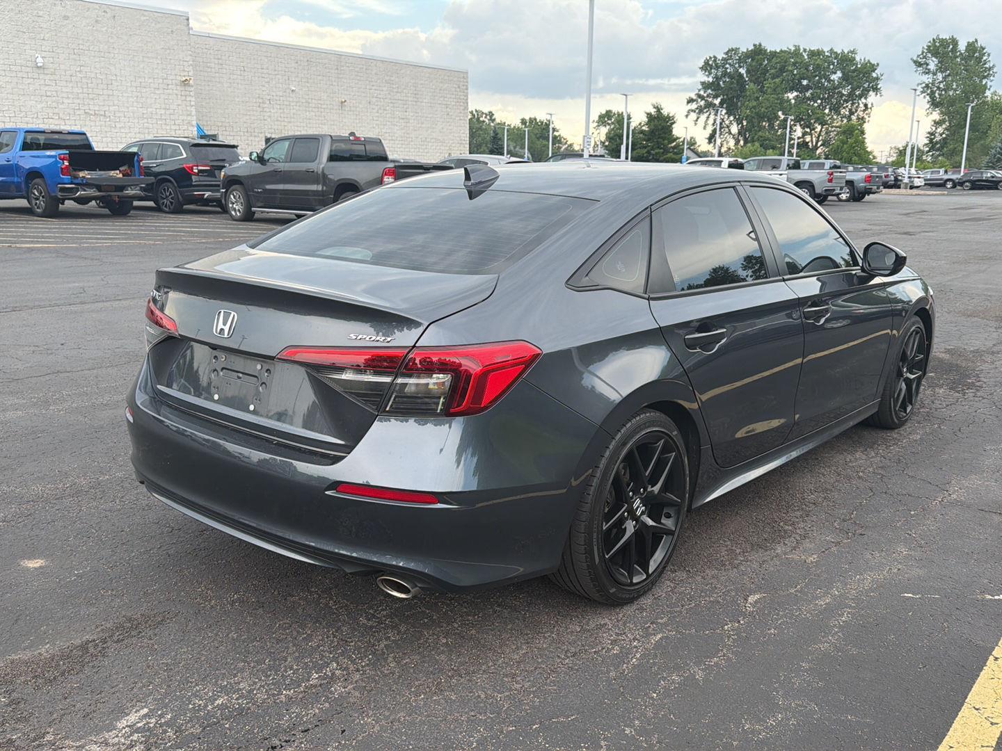 Used 2024 Meteorite Gray Metallic Honda Sport image 6