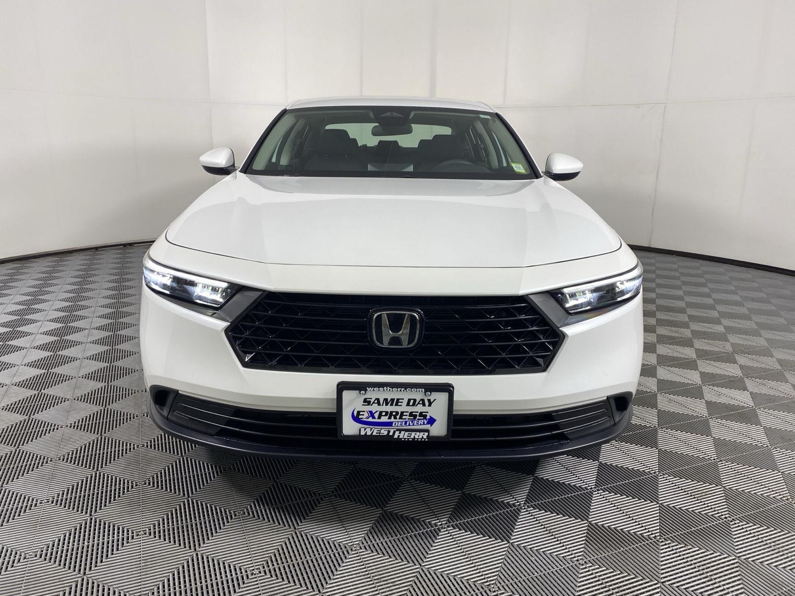 Certified Used 2023 Platinum White Pearl Honda LX image 2