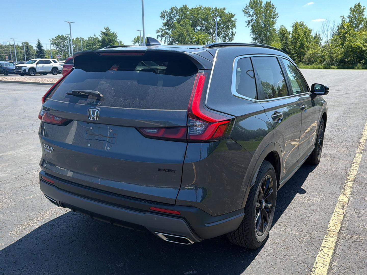 Used 2024 Meteorite Gray Metallic Honda Sport image 6