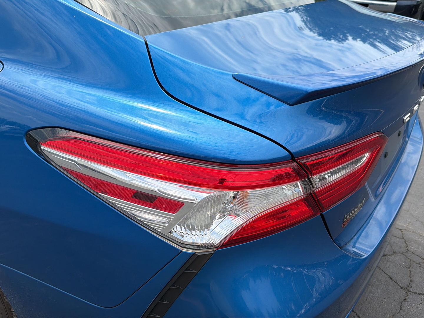 Used 2020 Blue Streak Metallic Toyota SE image 12
