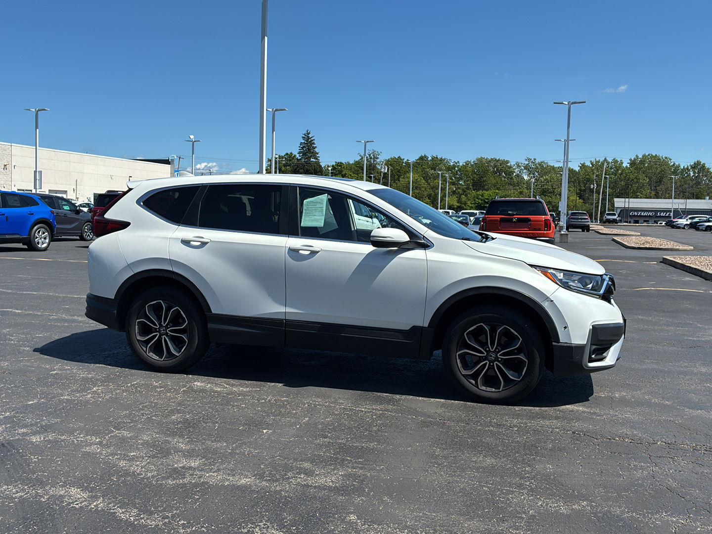 Used 2020 Platinum White Pearl Honda EX image 19