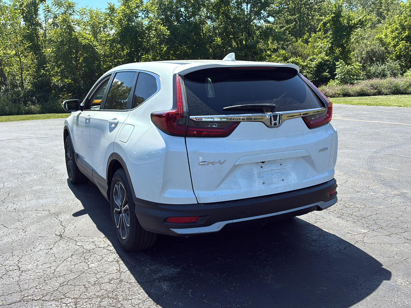 Used 2020 Platinum White Pearl Honda EX image 22