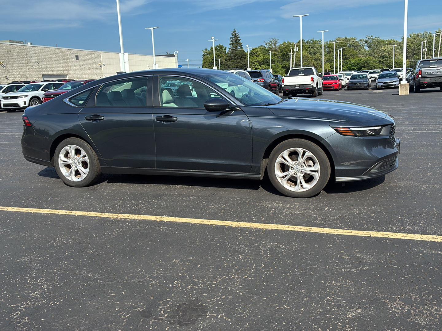 Used 2024 Meteorite Gray Metallic Honda LX image 19
