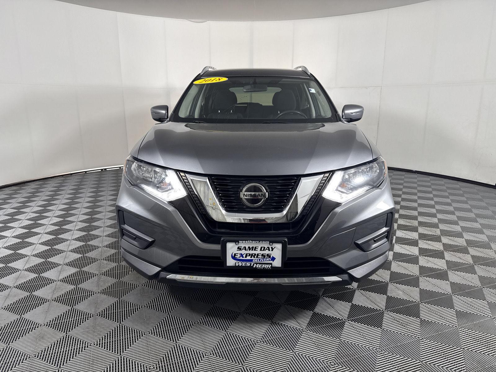 Used 2018 Gun Metallic Nissan SV image 2
