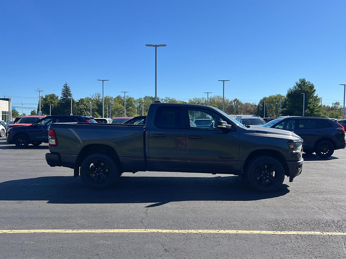 Used 2021 Granite Crystal Metallic Clearcoat Ram Big Horn image 4