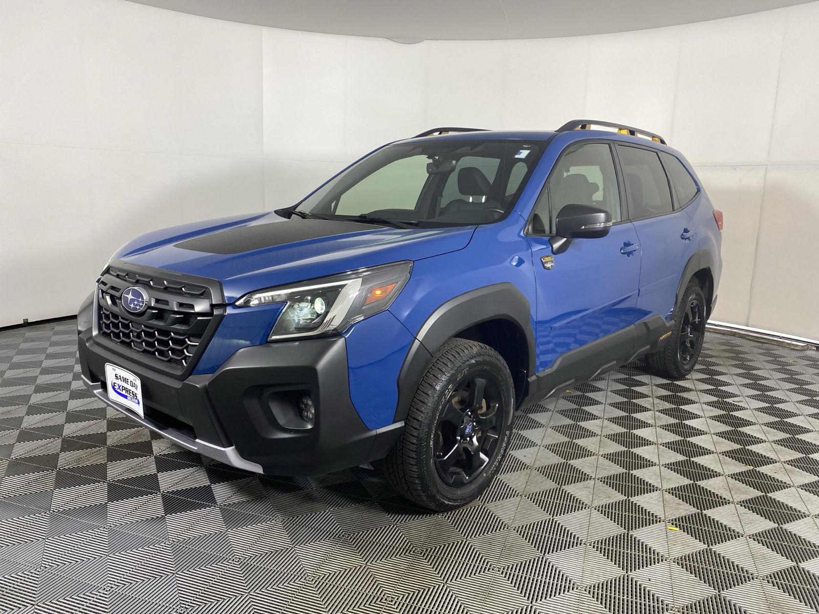 Used 2023 Geyser Blue Subaru Wilderness image 3