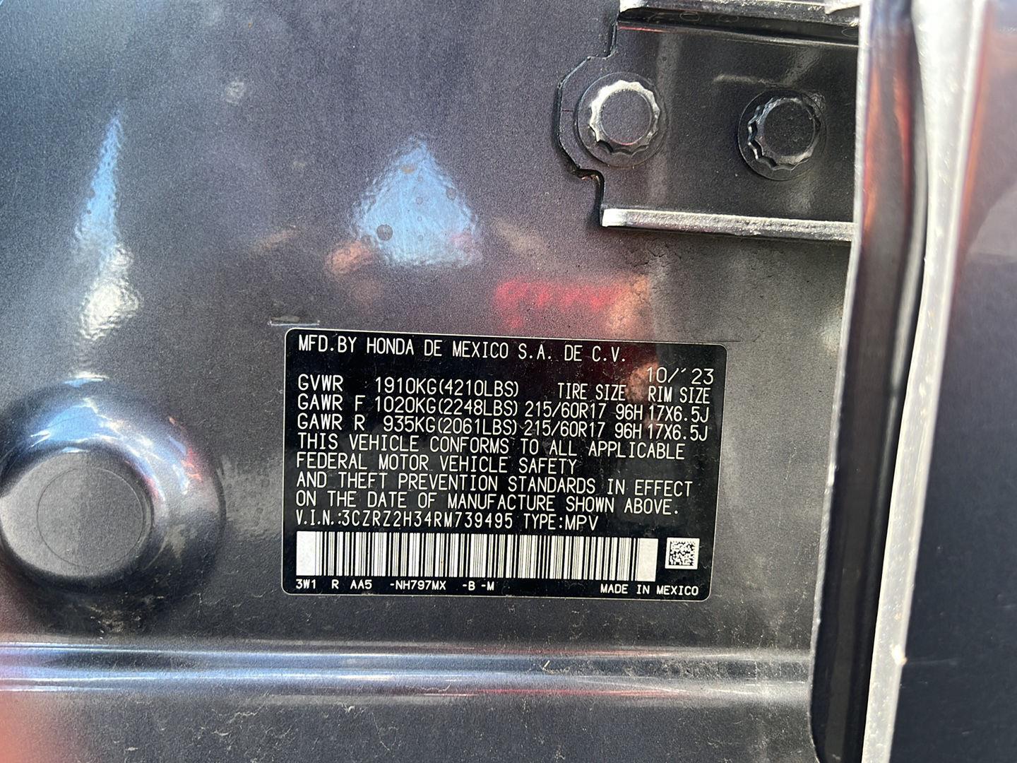 Used 2024 Modern Steel Metallic Honda LX image 20