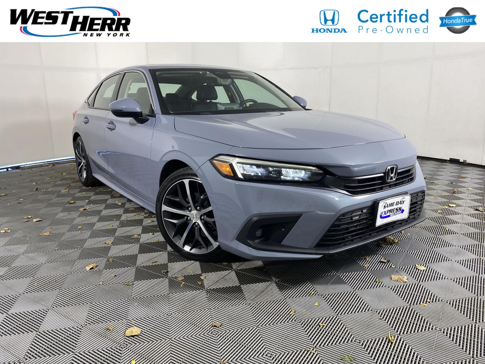 Sonic Gray Pearl 2024 Honda Civic Sedan Front-Wheel Drive Continuously Variable Transmission