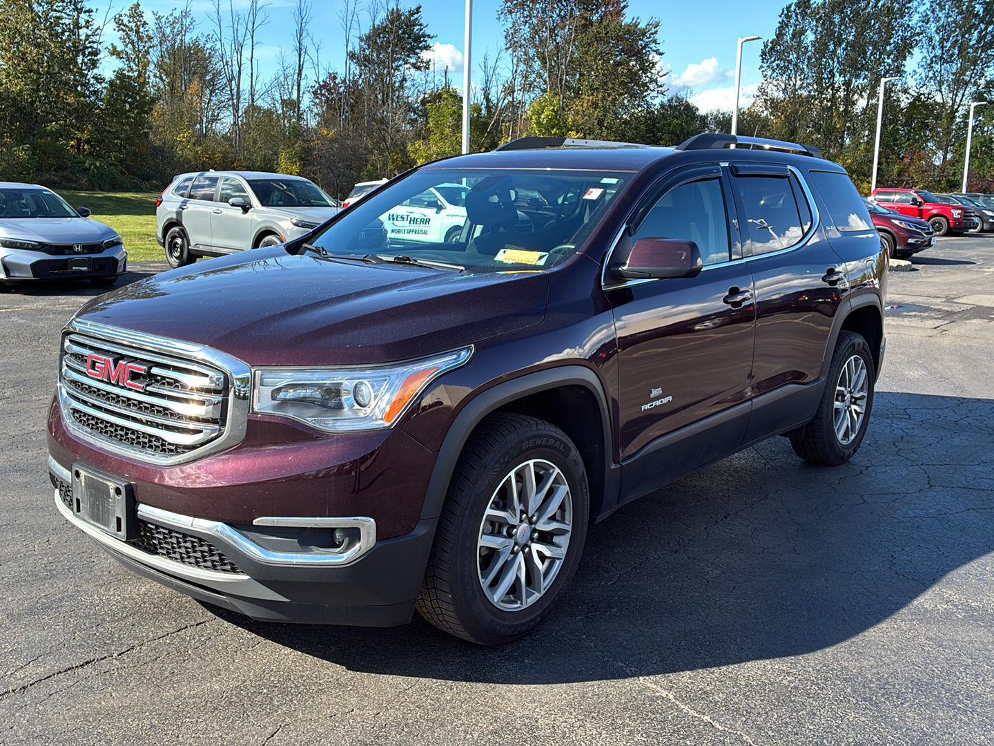 Used 2018 Black Cherry Metallic GMC SLE image 19