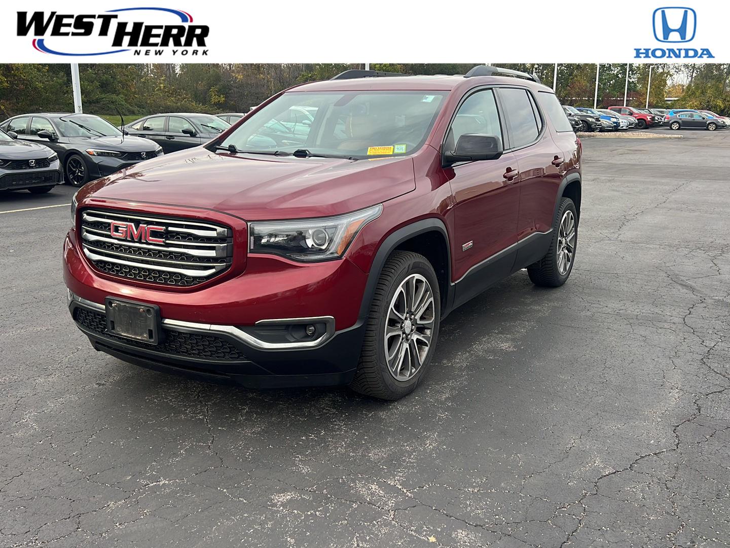 Crimson Red Tintcoat 2017 GMC Acadia SUV / Crossover Four-Wheel Drive 6-Speed Automatic