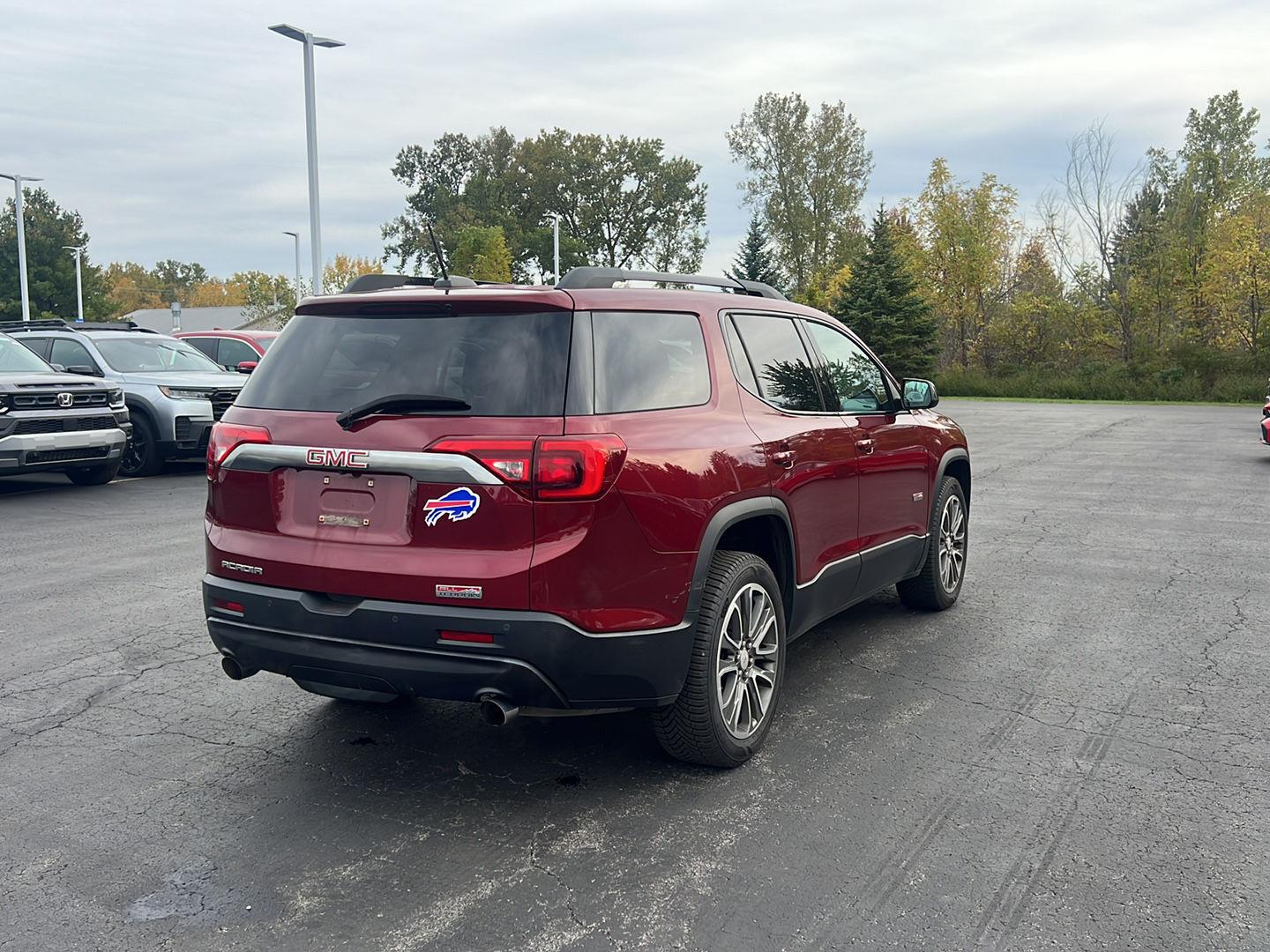 Used 2017 Crimson Red Tintcoat GMC SLT image 5
