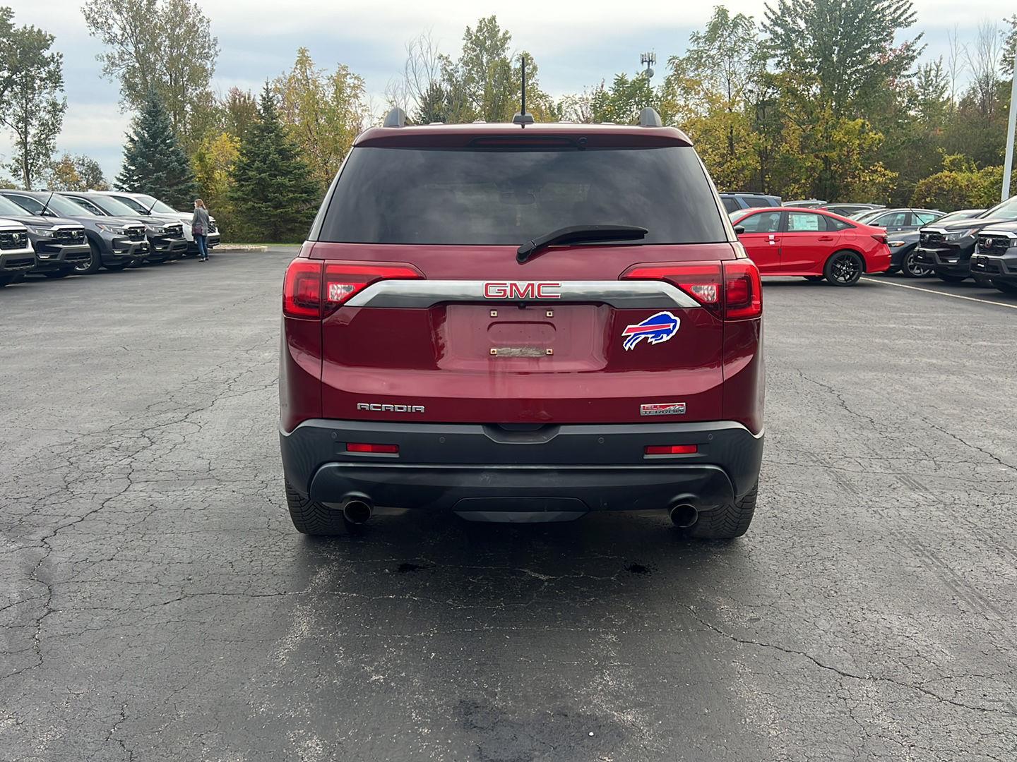 Used 2017 Crimson Red Tintcoat GMC SLT image 6