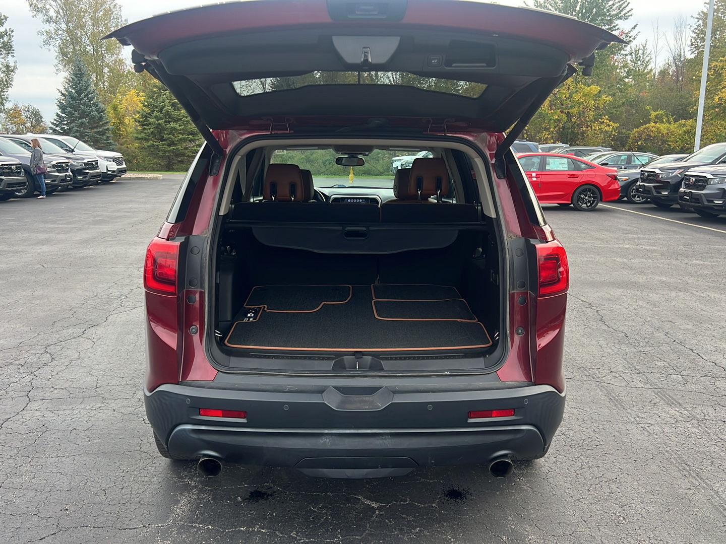 Used 2017 Crimson Red Tintcoat GMC SLT image 11