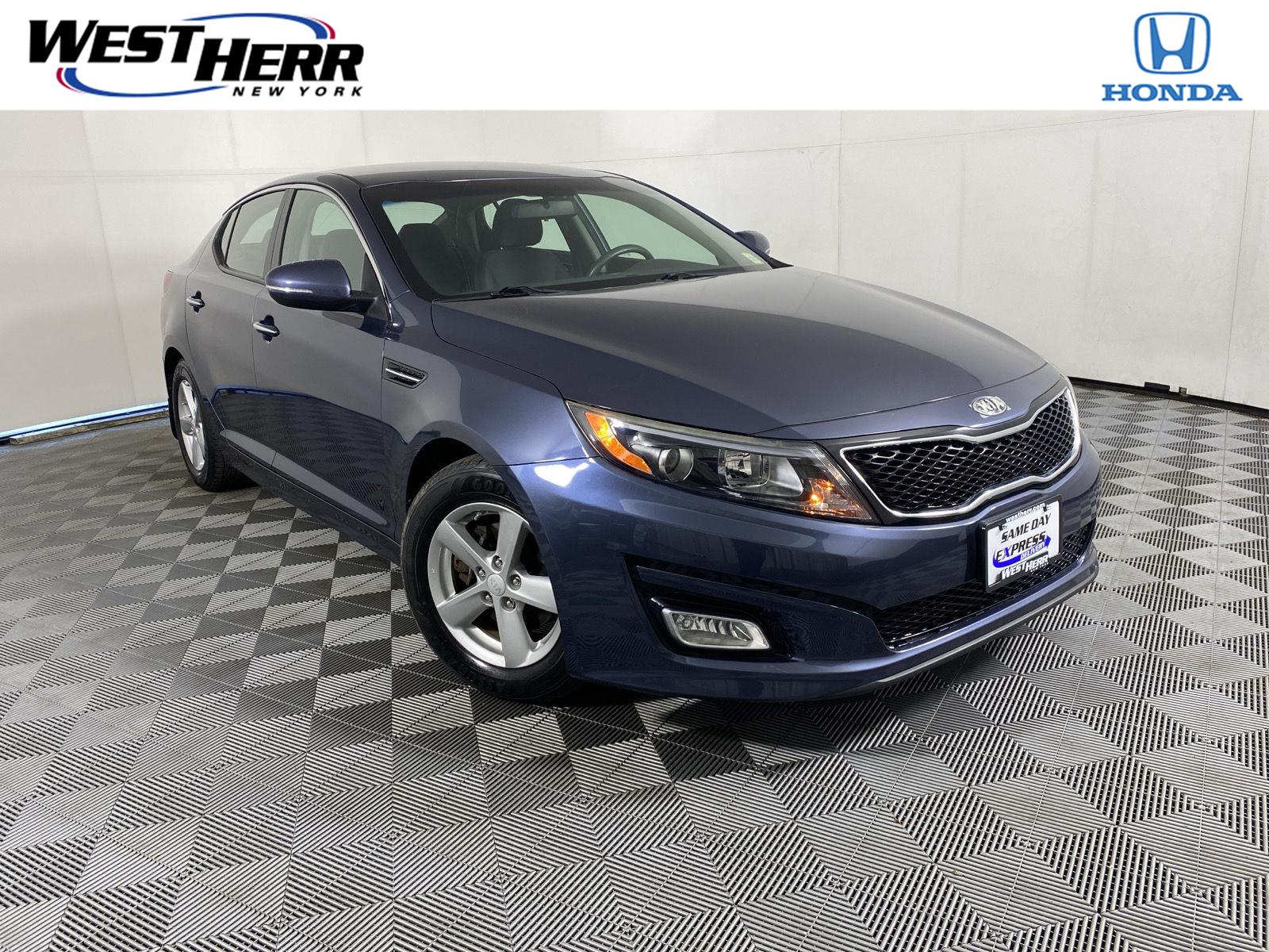 Smokey Blue 2015 Kia Optima Sedan Front-Wheel Drive Automatic