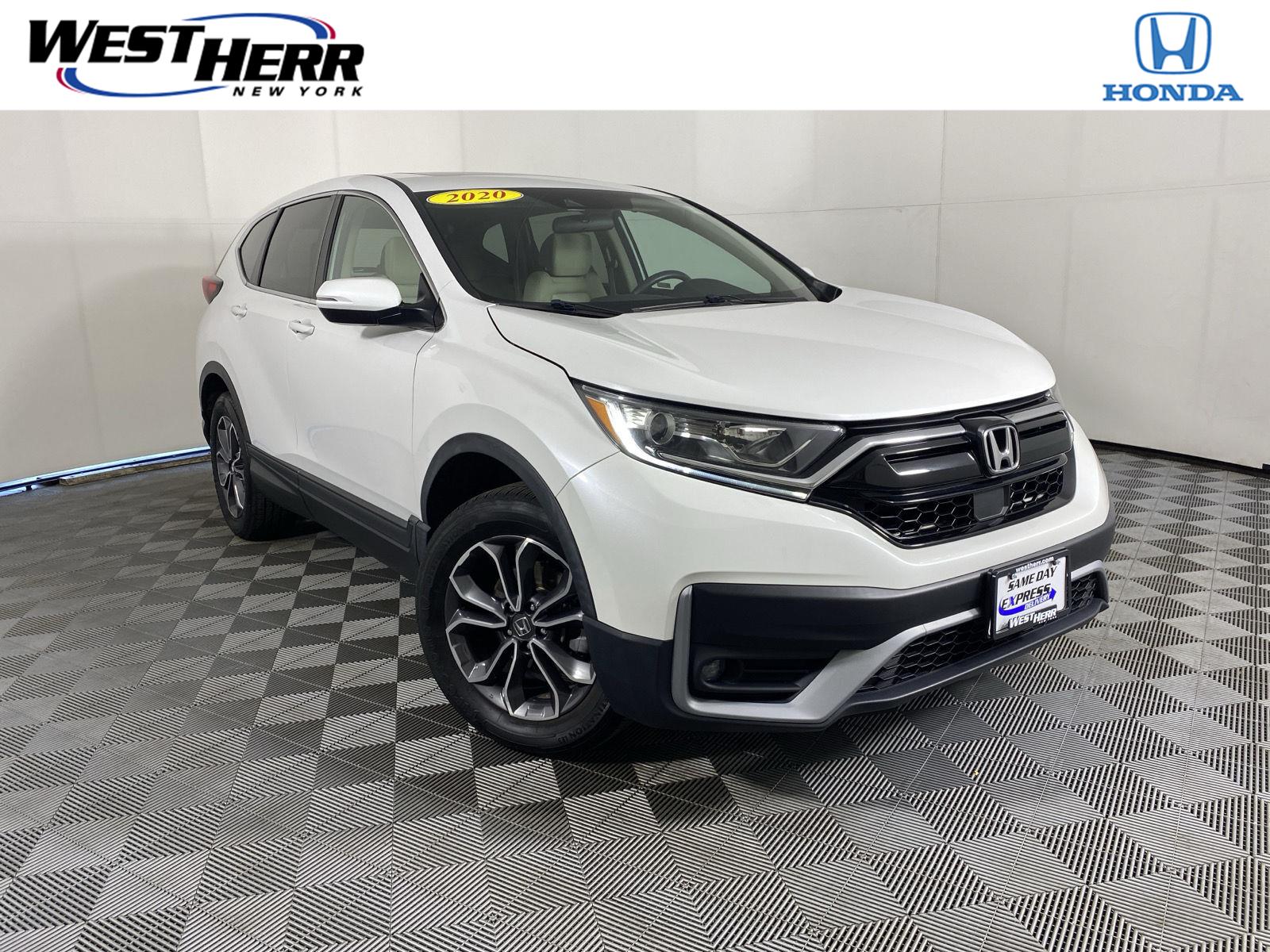 Platinum White Pearl 2020 Honda CR-V SUV / Crossover All-Wheel Drive Continuously Variable Transmission