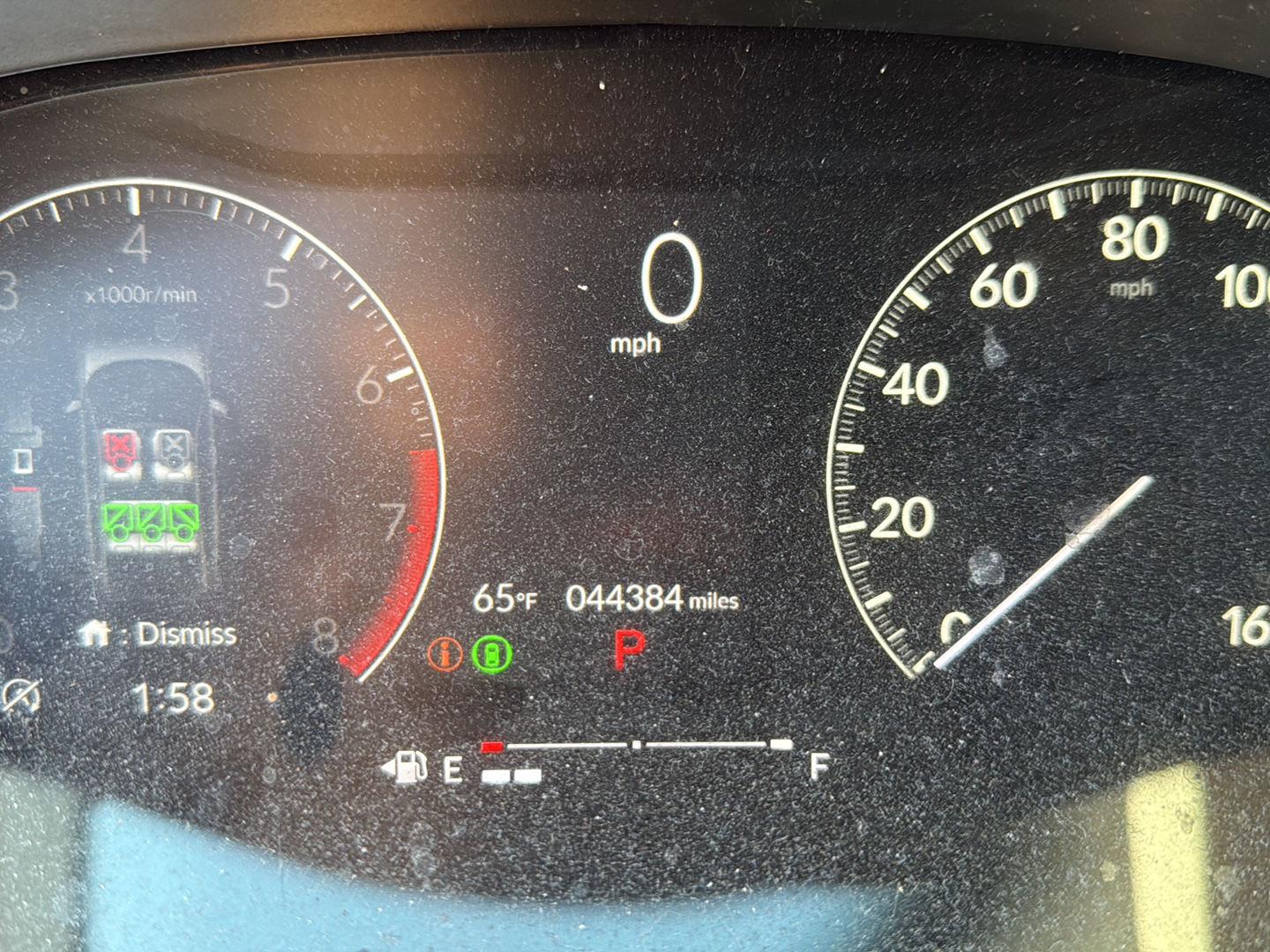 Used 2024 Meteorite Gray Metallic Honda EX image 14