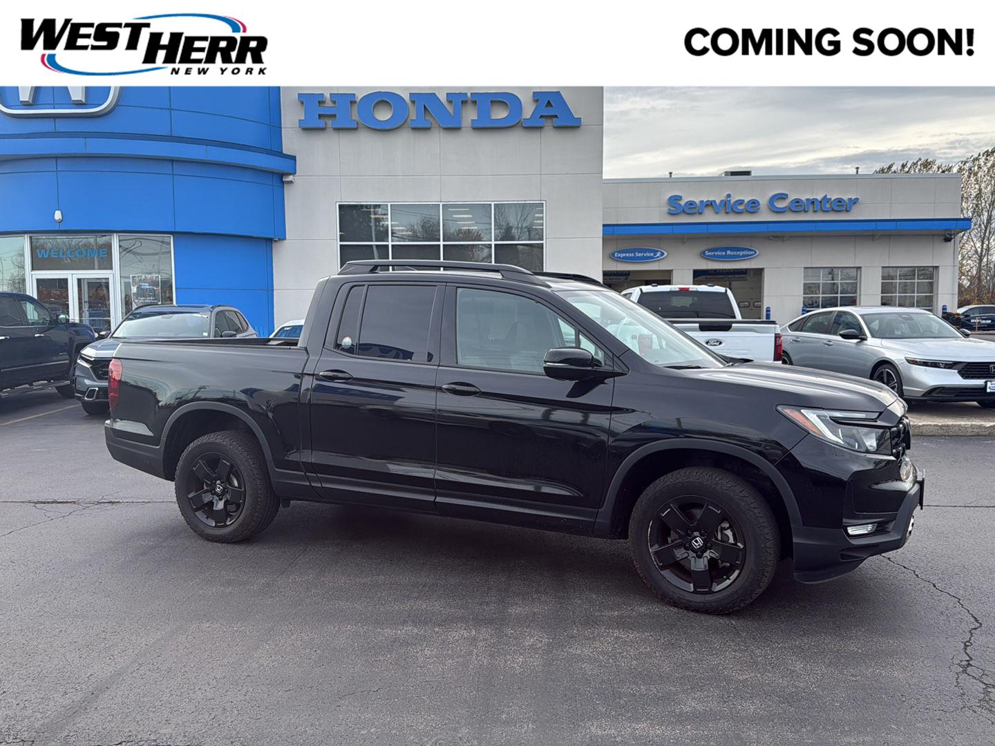 Crystal Black Pearl 2024 Honda Ridgeline Pickup Truck All-Wheel Drive Automatic
