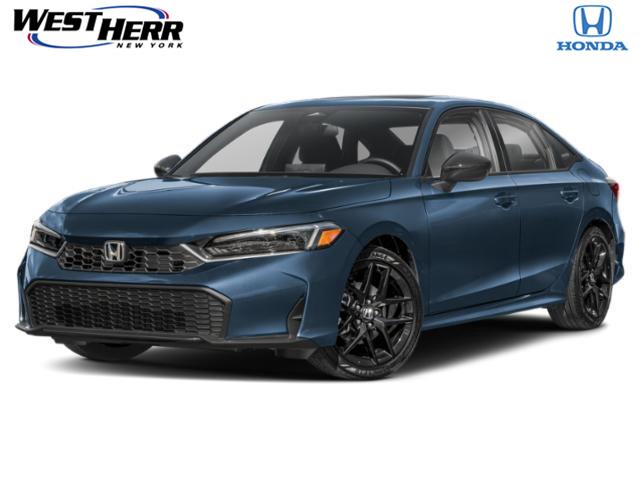 Blue Lagoon Pearl 2026 Honda Civic Hybrid Sedan Front-Wheel Drive 1-Speed Dual Clutch