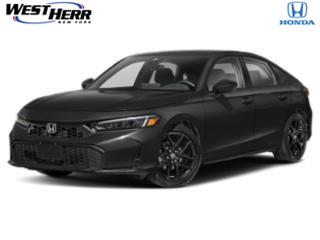 Crystal Black Pearl 2026 Honda Civic Hatchback Hatchback Front-Wheel Drive Continuously Variable Transmission