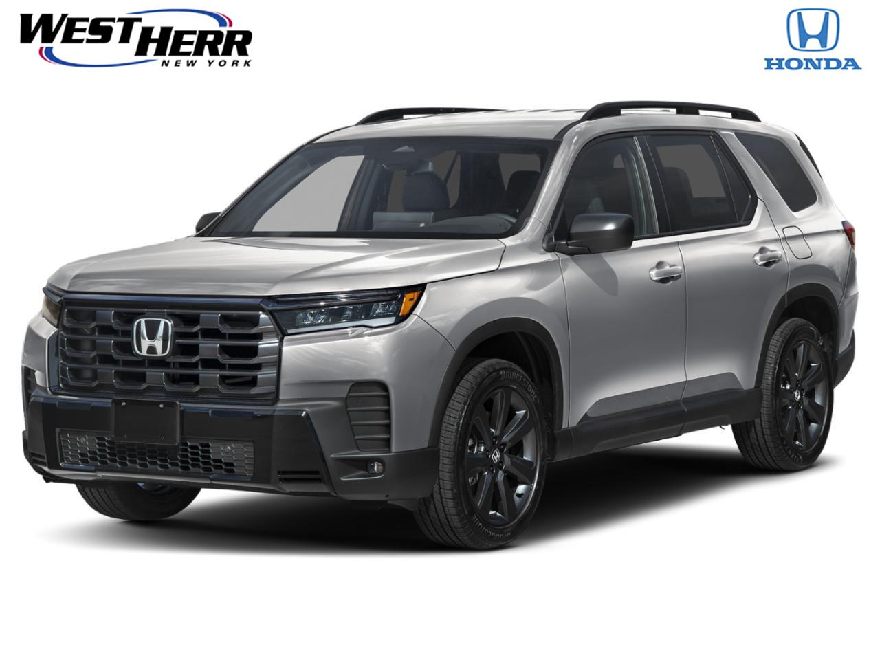 Solar Silver Metallic 2026 Honda Pilot SUV / Crossover All-Wheel Drive Automatic