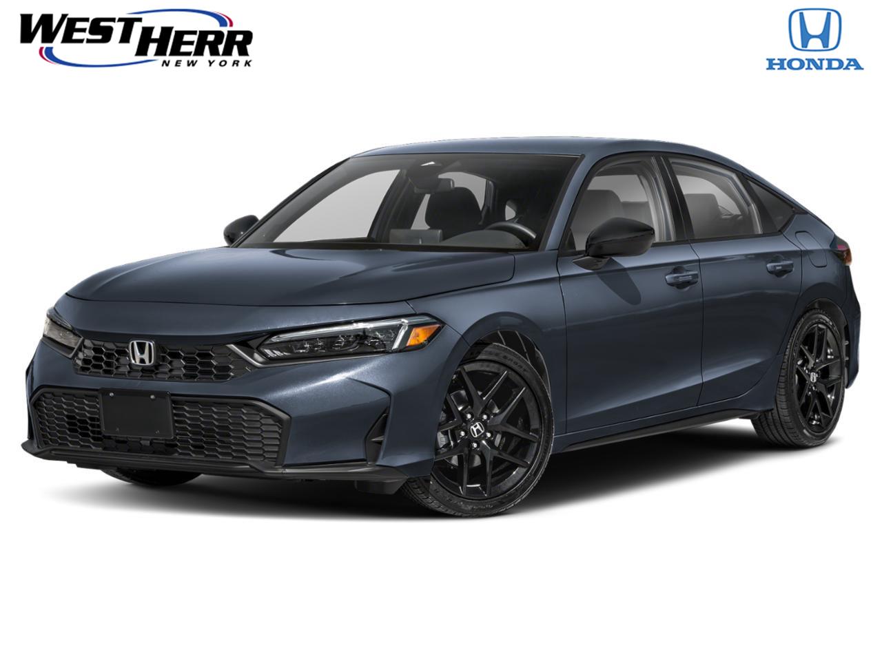 Meteorite Gray Metallic 2026 Honda Civic Hatchback Hatchback Front-Wheel Drive Continuously Variable Transmission